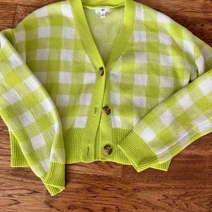 Teen girls cardigan cropped sweater